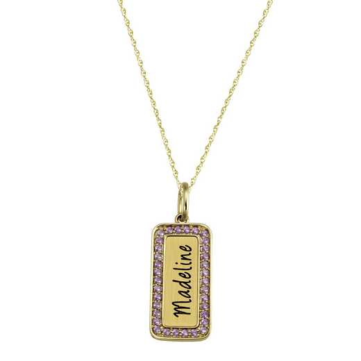 Marquee Personalized Name Pendant